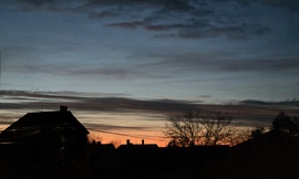 Gyönyörű naplemente