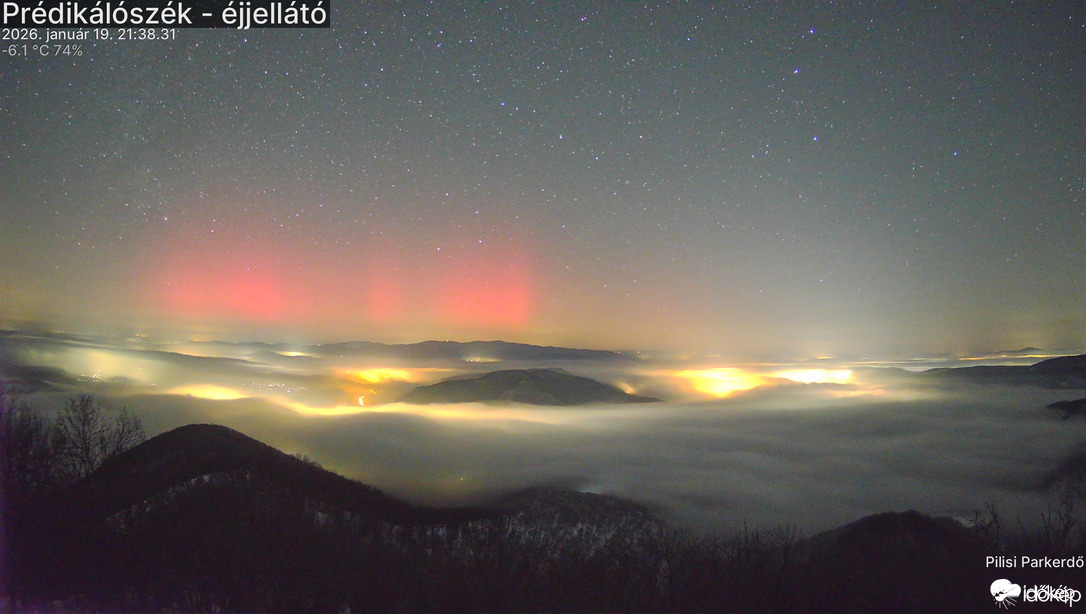 Es mar meg is erkezett a sarki feny 2026.01.19 21:38