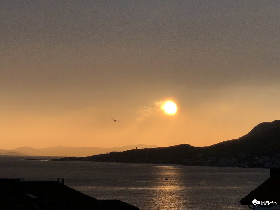 Szupercellás naplemente