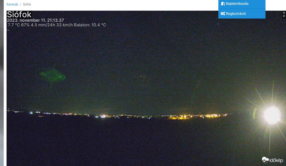 Észlelési fényképek