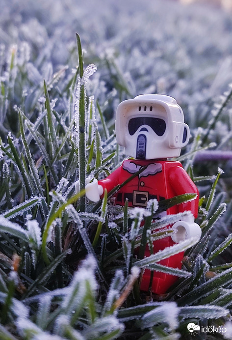 Hó helyett dér lett reggelre