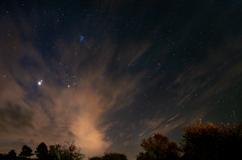 Plejádok, Mars,Jupiter és némi csillaghullás ma hajnalban