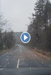 Pár perces meglepetés havazás 