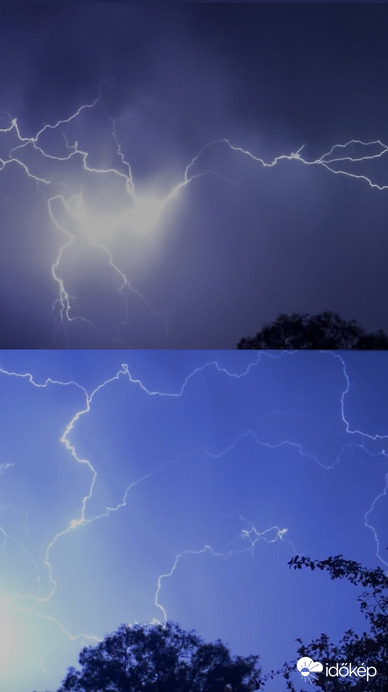 Tegnapi villám show 