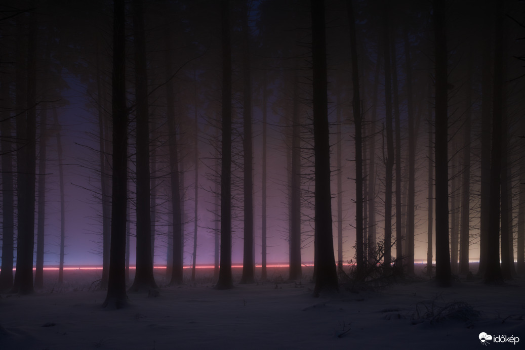 Misztikus fények a sötétben...