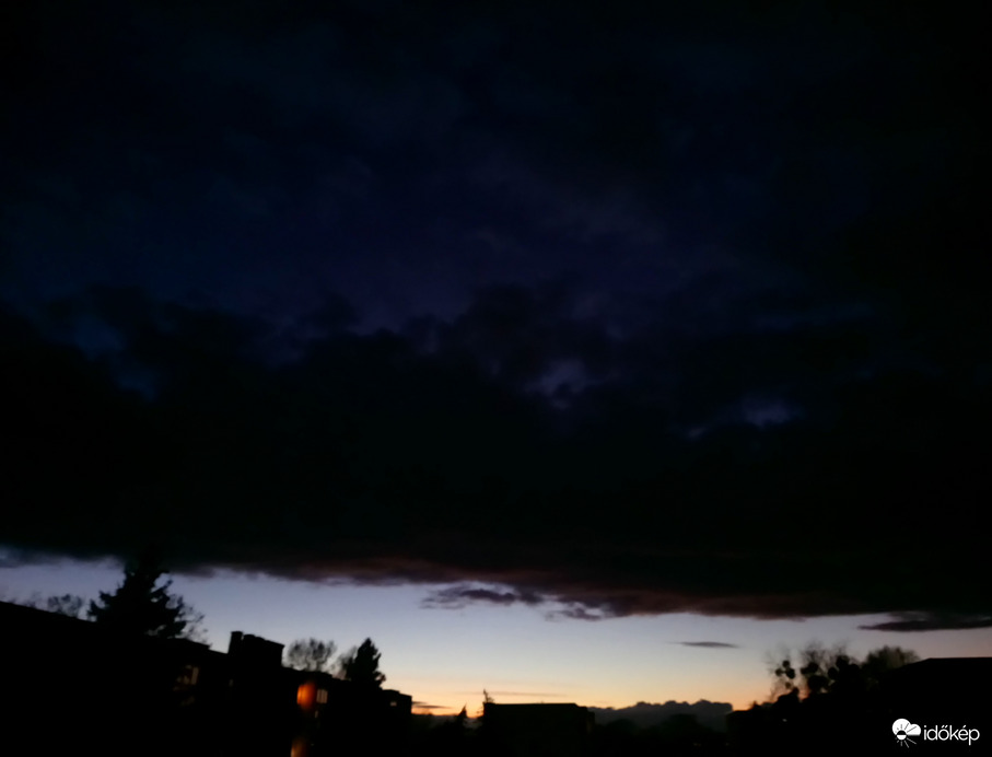 Tatabánya,estére ez lett