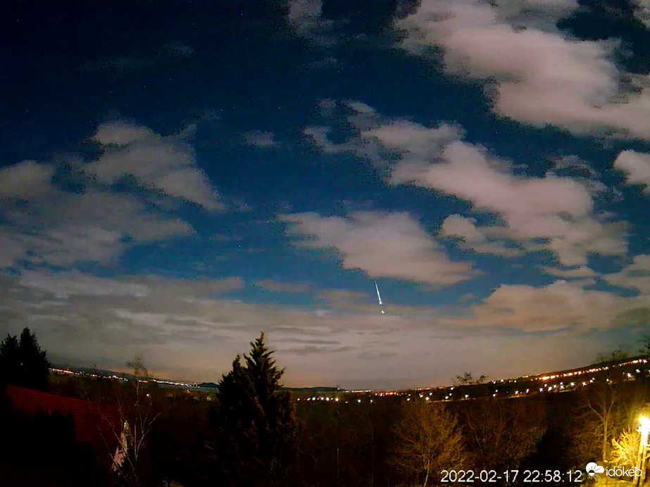 Tűzgömb Balatonszemes 2022.02.17. 22:58:11