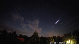 Tűzgömb Balatonszemes ÉK