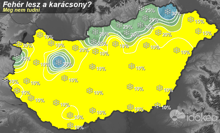 Fehér Karácsony esélye